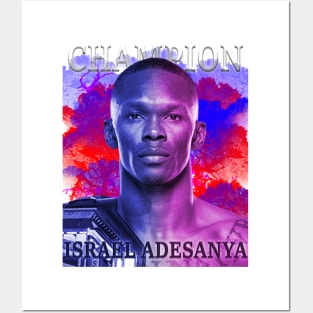 ISRAEL ADESANYA Posters and Art